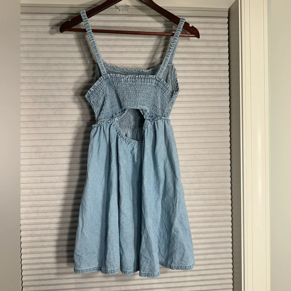 American Eagle chambray dress J-22 - Picture 2 of 3